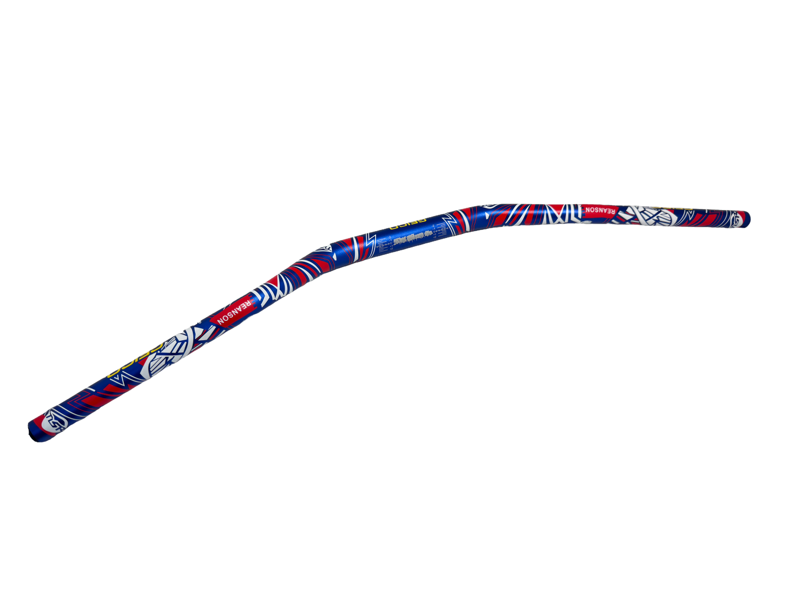 Руль OTOM RACING 28мм графика GEICO, синий